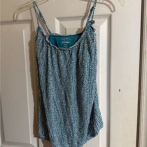 Old Navy Blue Ruffled Camisole Top